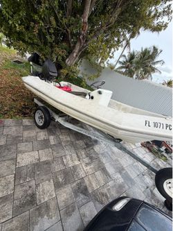 14ft Center Console Boat w/ Trailer – Ready for the Water 🌊