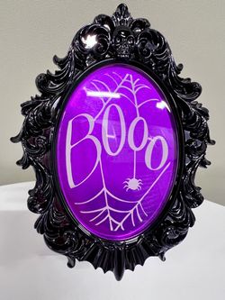 Bath & Body Works Retired Halloween BOO Spider Silhouette Plug In NEW