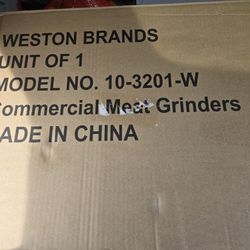 Weston Brand Commercial Meat Grinder 