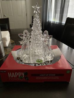 Light up Christmas scene