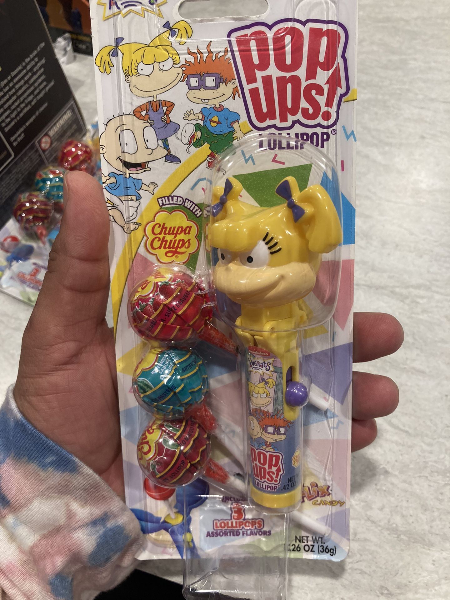 Nickelodeon Rugrats Angelica Pop Ups Lolli Pop Chupa Chups