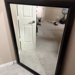Beautiful All Wood Mirror 54” X 38”