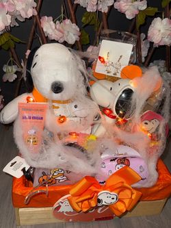 Snoopy Halloween Gift Basket