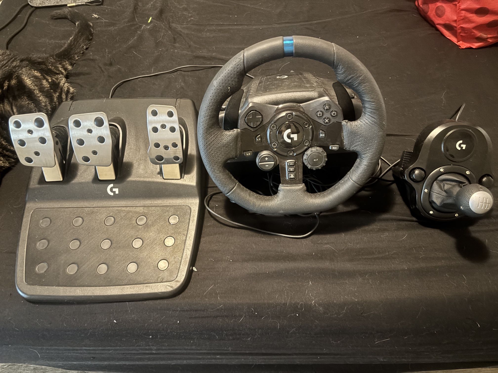 Logitech G293 Racing WHEEL PEDALS GEAR SHIFT