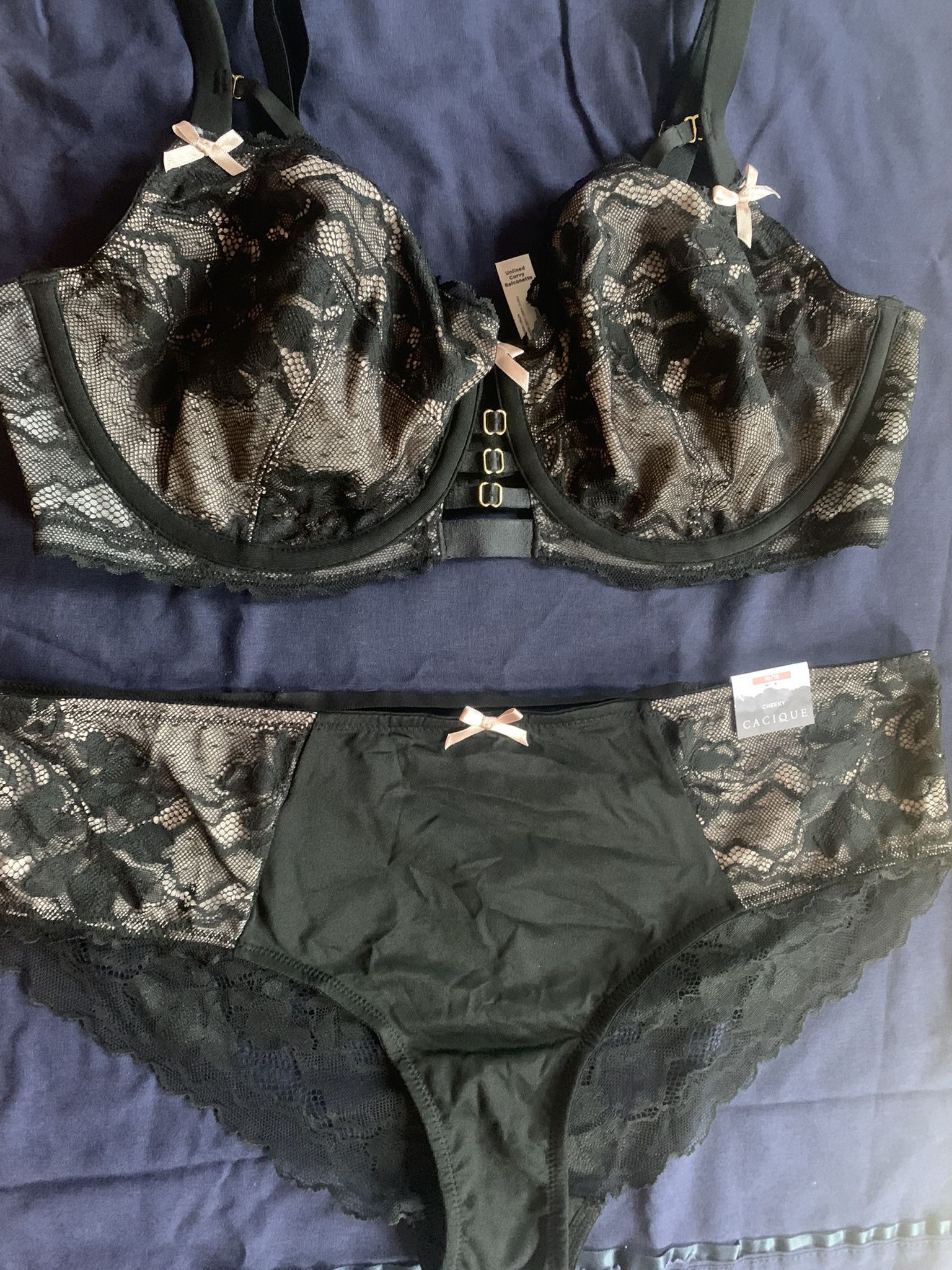 Cacique Lace Bra & Panty Set 38DD & 10/12 for Sale in Baltimore