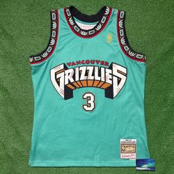 Vancouver Grizzlies Sharref Abdur-Rahim Mitchell & Ness Jersey Large Preowned