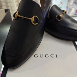 GUCCI WOMENS BLACK SHOES SIZE 38 USA 8