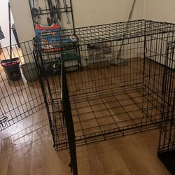 2 Door Large Dog Kennel 