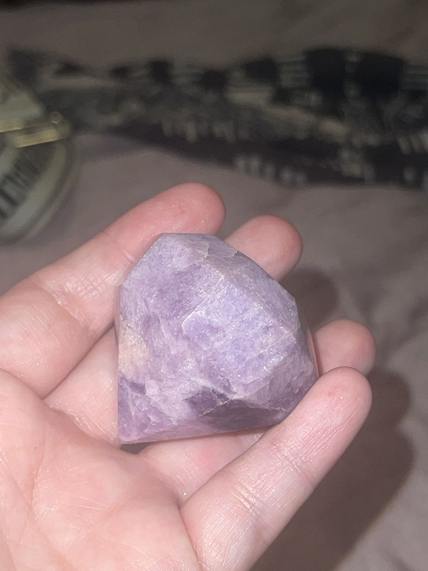 Diamond Amethyst Carving  