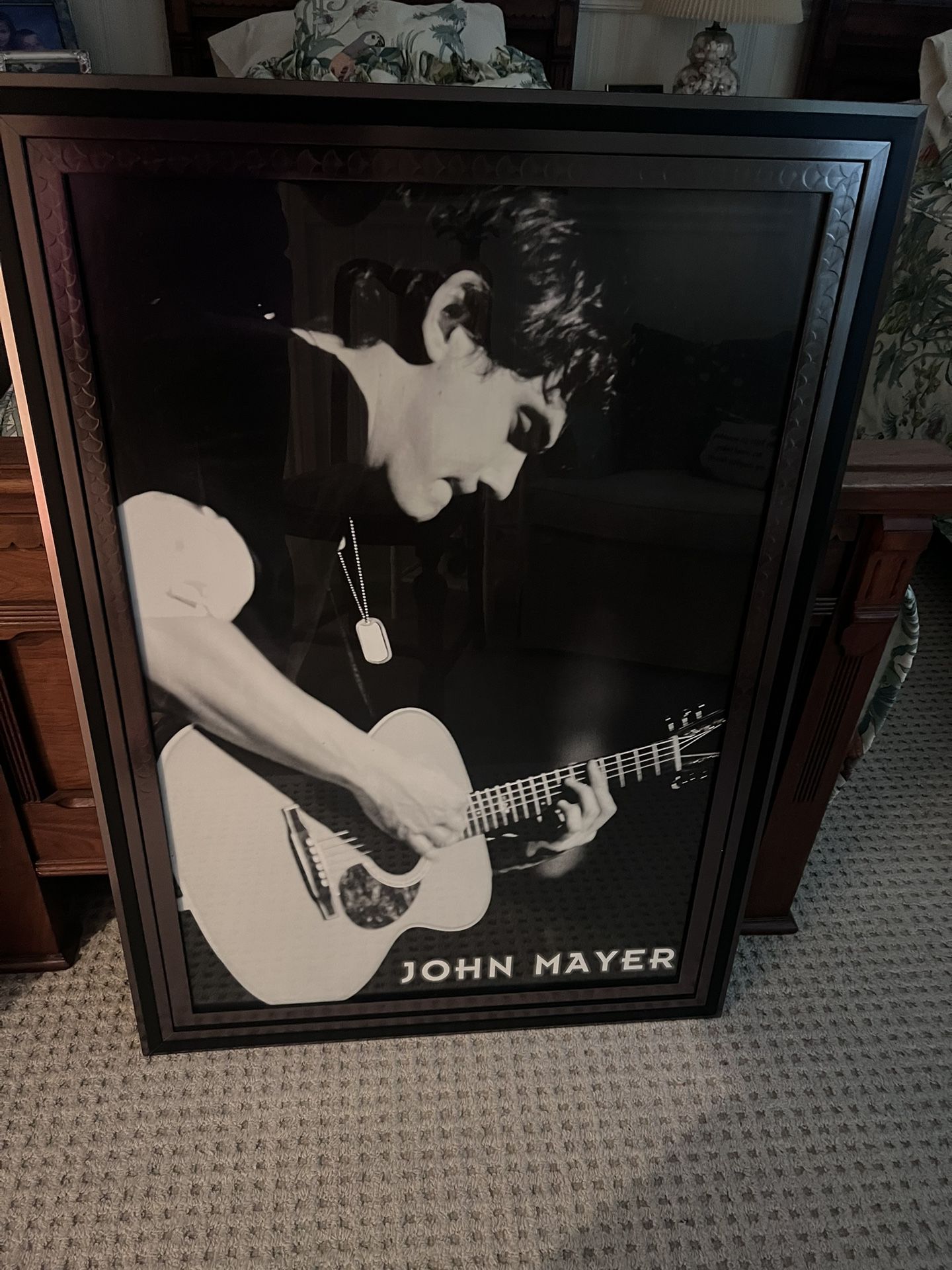 Framed John Mayer Print