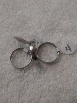 Brand new stainless steel silver rings