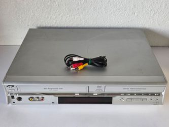 JVC DR-MV5SU VHS VCR DVD Combo Player Recorder With AV Cables