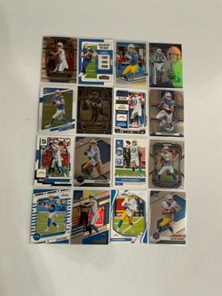 16 Justin Herbert football cards Los Angeles Chargers Superstar