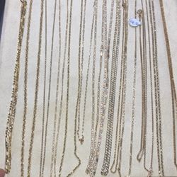 10k 14k 18k Gold Chains