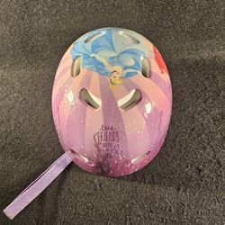 Vintage 2017 Disney Princess Girls/Child  Plastic Shell Helmet With EPS Foam Liner