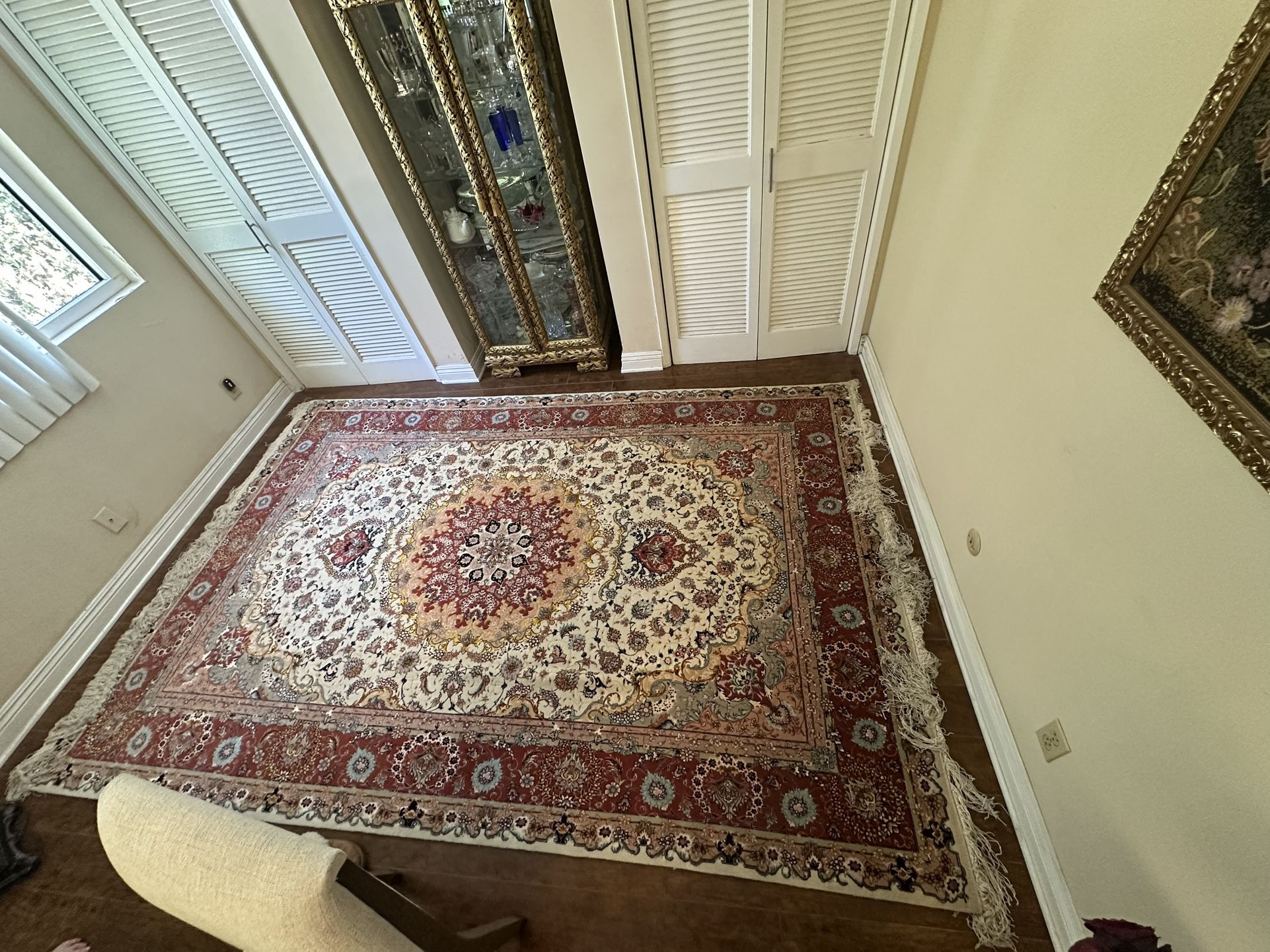 Hand Made Persian Rug Silk