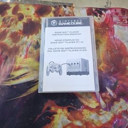 Nintendo GameCube Game Boy Start-Up Disc And Manual