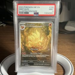 Obsidian Flames Ninetales IR PSA 9 