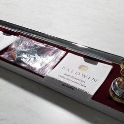 SOLID BRASS BALDWIN TOWER BAR 18" LONG.