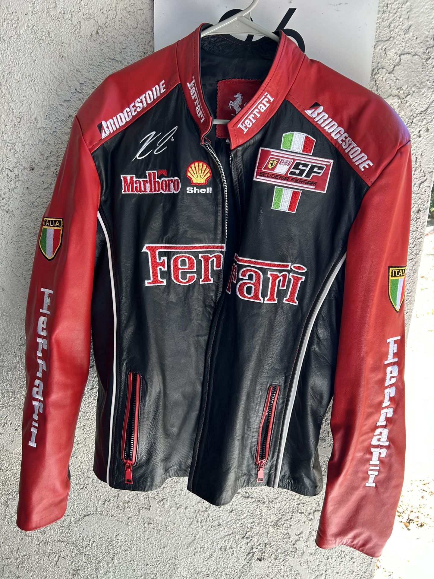 Ferrari Jacket 100% Leather