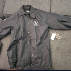 Van's Black Windbreaker Jacket, size small. Never worn. 