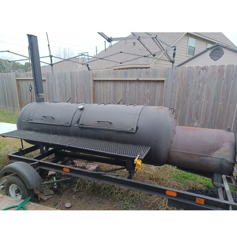 Bbq Pit With Trailer 