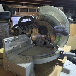 Rigid 12" Beveling Miter Saw, Corded 