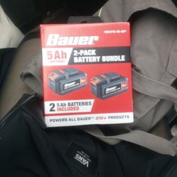 Bauer 5Ah Batteries 2 Pack