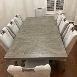 Dining Table With 8 chairs