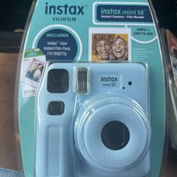 Blue Instax Mini SE 
