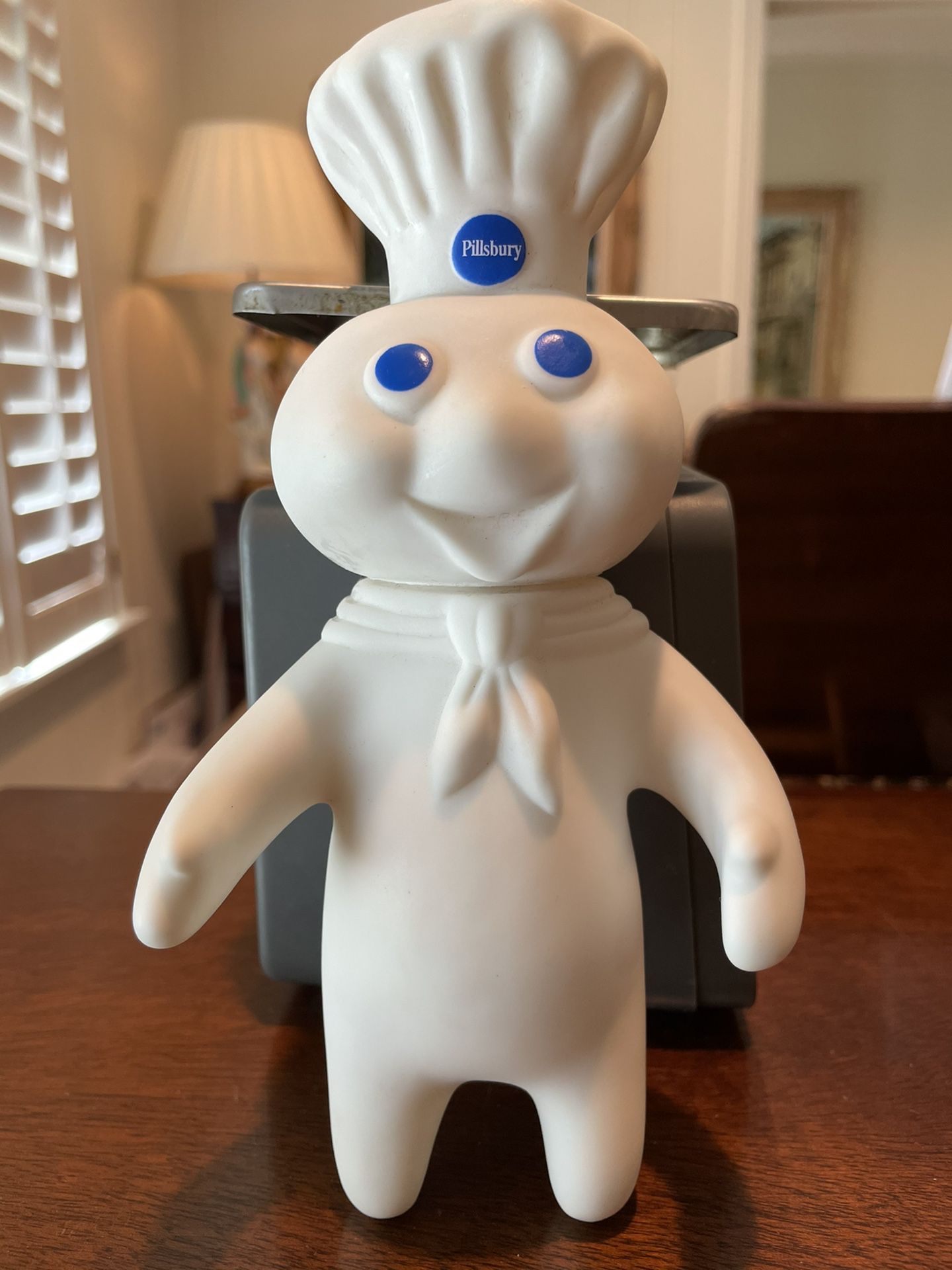 *As Is VTG Pillsbury Doughboy Figure PVC Doll Soft Rubber 1971 Poppin Fresh Toy-*As Is*. Condition is "Used" and shows signs of wear from age and play