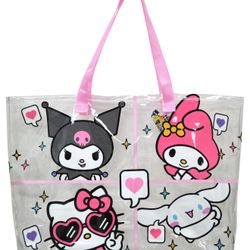 Hello Kitty Transparent Beach Tote Bag Friends 