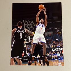 Nick Young Autographed Picture 