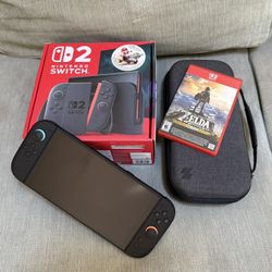 Nintendo Switch 2 (CASE AND GAME INCLUDED!)