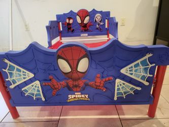 Spiderman crib size bed