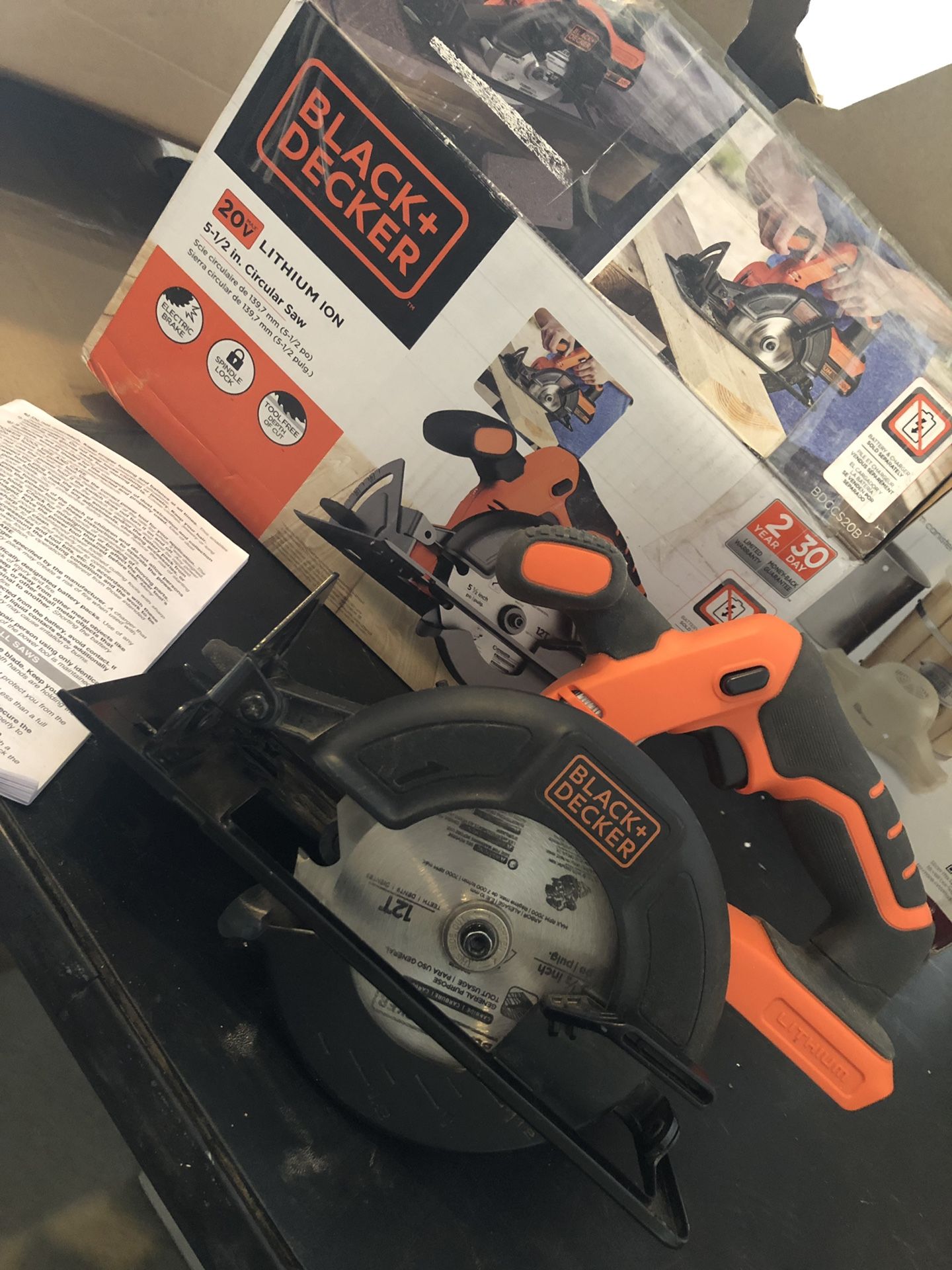 Black & Decker 20v circular saw