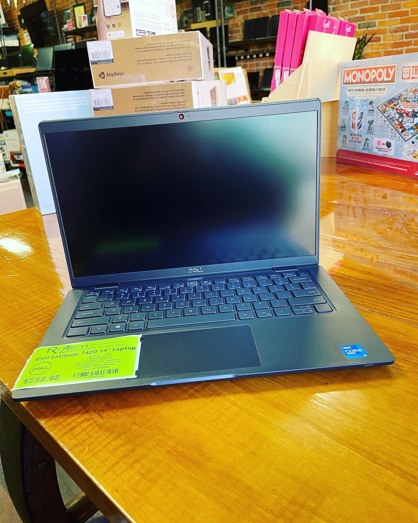 Dell Latitude 7420 Laptop i5-11 2.60GHz Quad Core 16GB RAM 512GB SSD 14” 1920x1080 Screen W11Pro