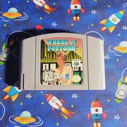 Wheel Of Fortune Nintendo 64 N64 Authentic Tested Saves Polished Pins 