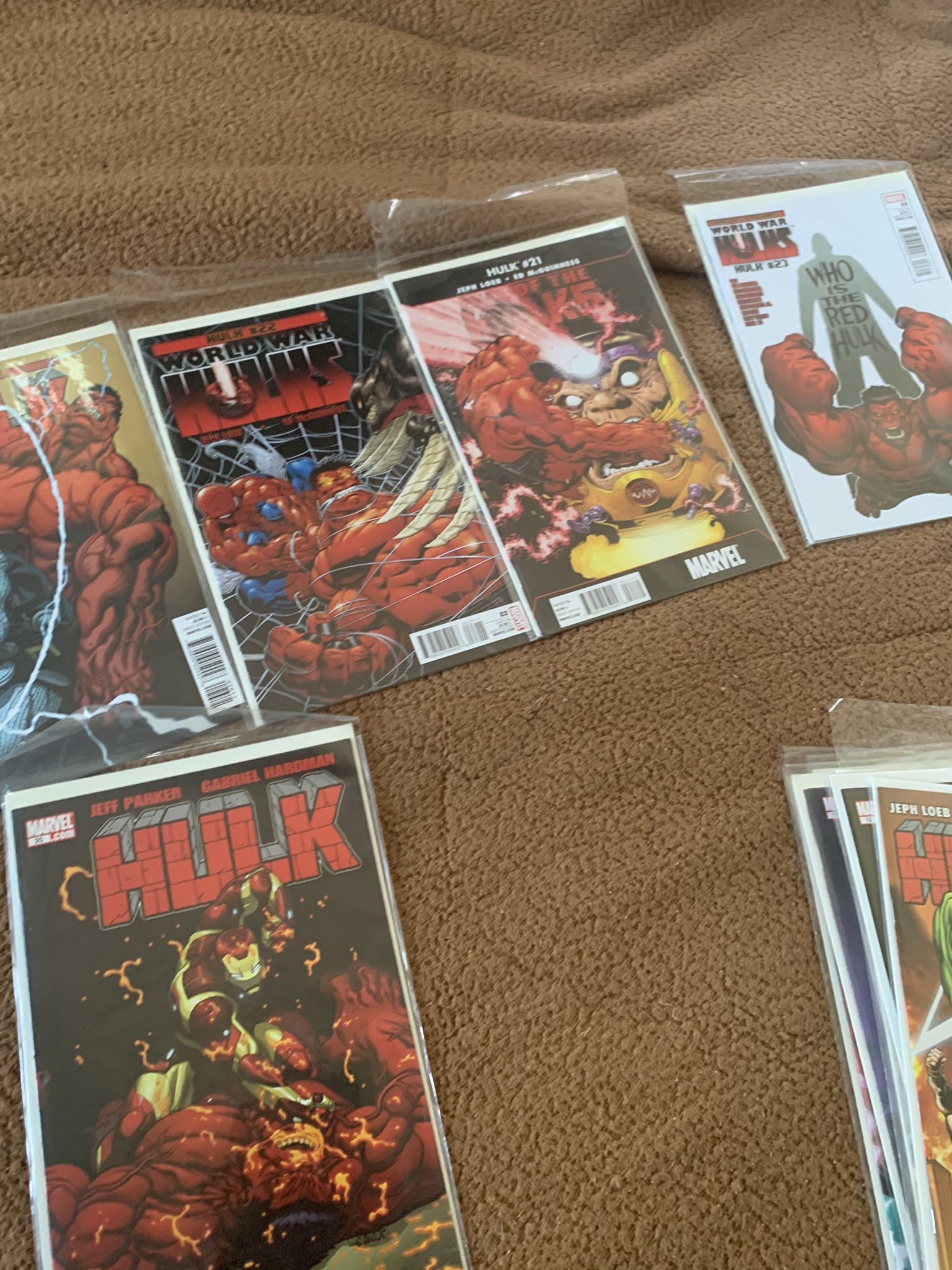 Red Hulk Comic Lot