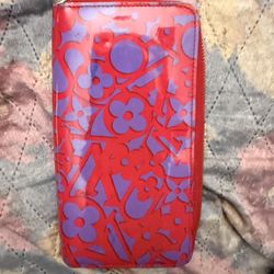 LV Wallet Pink And Purple 