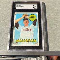 1969 Topps Dan Coombs # 389 SGC Grade2