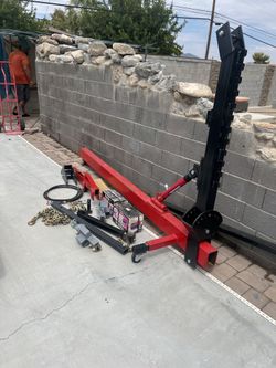 Car portable frame machine