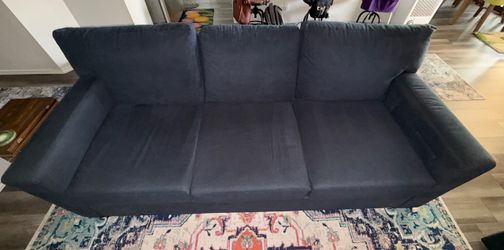 Couch, Swivel Chair, Storage Ottoman