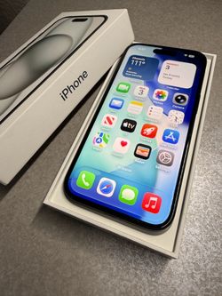 iPhone 15 (Fully Unlocked) (Brand New Battery)