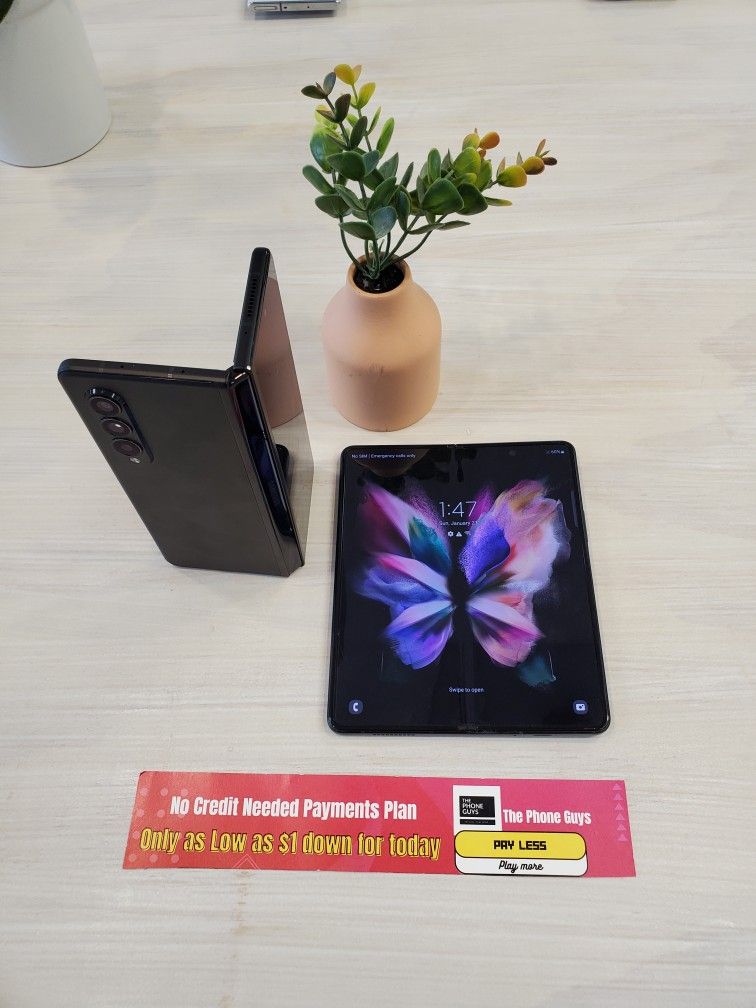 Samsung Galaxy Z Fold 3 - $1 DOWN TODAY, NO CREDIT NEEDED