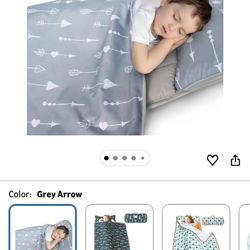 Biloban Toddler Nap Mat with Pillow and Blanket 