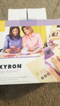 Xyron design runner and create a stickers
