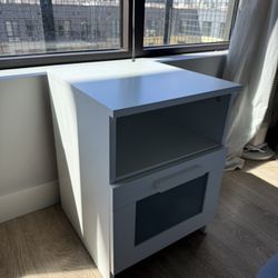 IKEA BRIMNES Nightstand - White