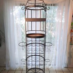 Metal Shelf Wine Rack