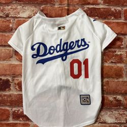 Dog Jersey LA Dodgers 